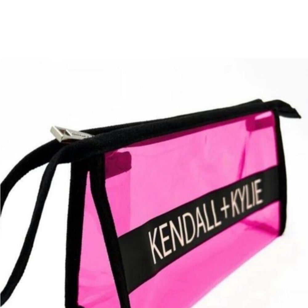 Kendall + Kylie Pink Transparent Clutch
